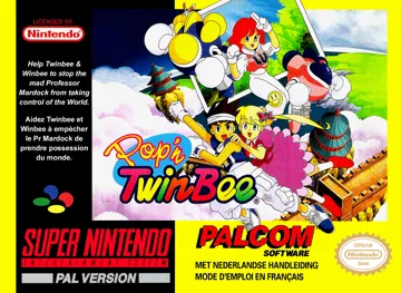 Pop'n TwinBee (Europe) box cover front